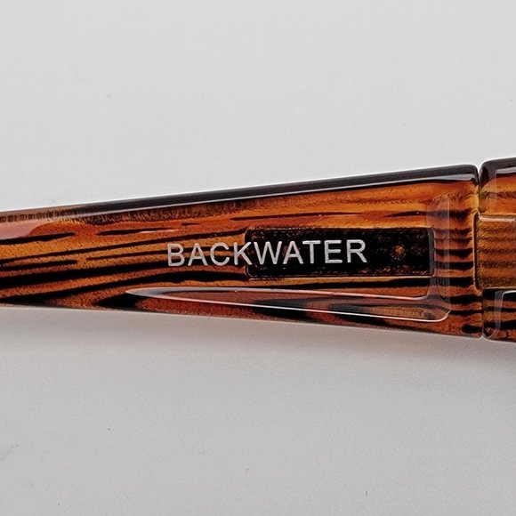 *SOLD* Orvis Backwater Brown Stripe Frame Polarized Amber Brown Lens Sunglasses - Picture 7 of 12